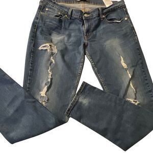 Levi’s 524 Too Super-low Womens Deconstructed Jeans